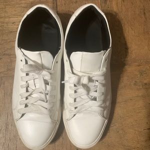 Mens Alfani white sneakers size 10.5